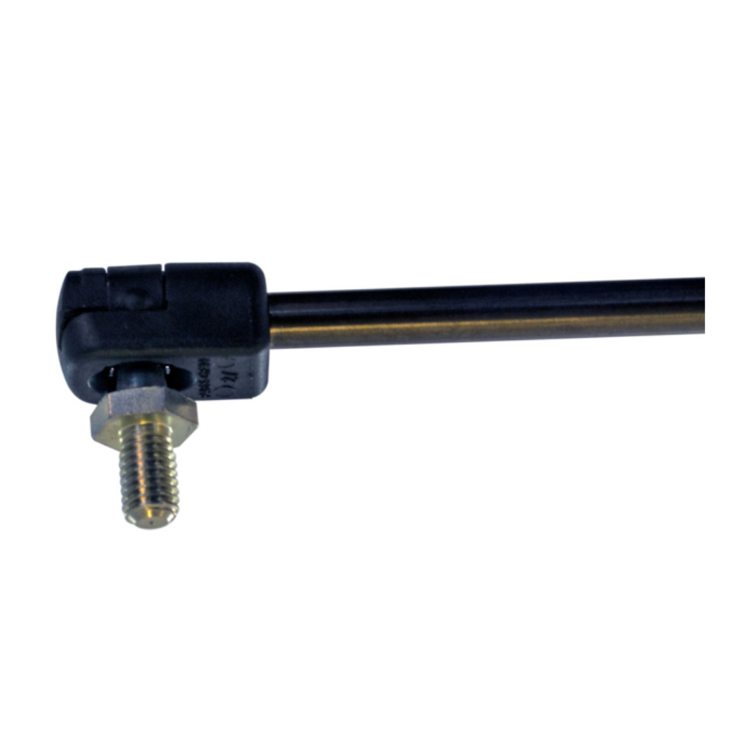 Molla a gas 100 N da 275 mm per trattori Landini, New Holland e Steyr. Pistoncino con attacco M8x13 mm, resistente e affidabile per uso agricolo.
