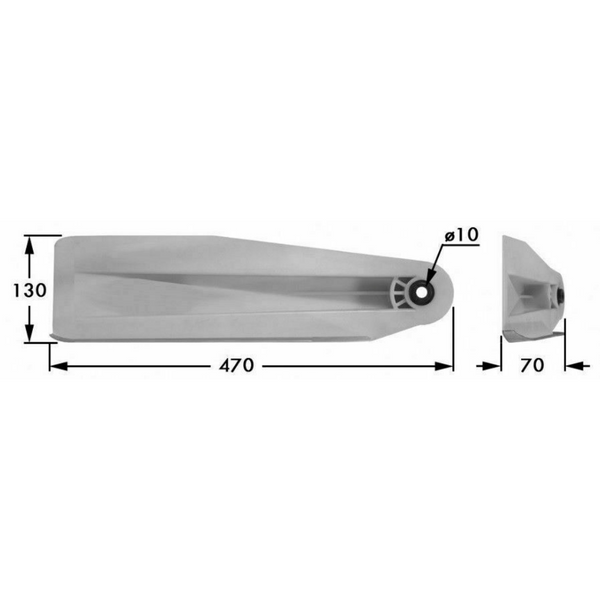 Tavola andana SX adattabile BCS 622 RIF. 592.206554 (copia)