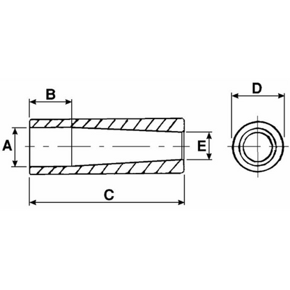 Bussola supporto punte/denti a paletta