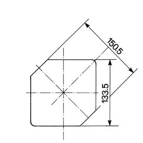 Fanale - Proiettore per trattore dx/sx 140x140mm adattabile a Same Deutz-Fahr. Lampadine incluse.