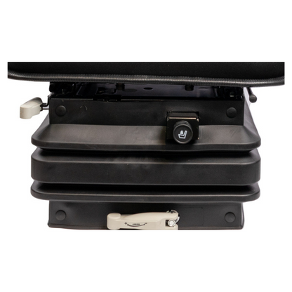Sedile TOP tessuto nero molleggio PNEUMATICO trattori Fiat 100/90 110/90 F100 F130 WINNER, New Holland, Same