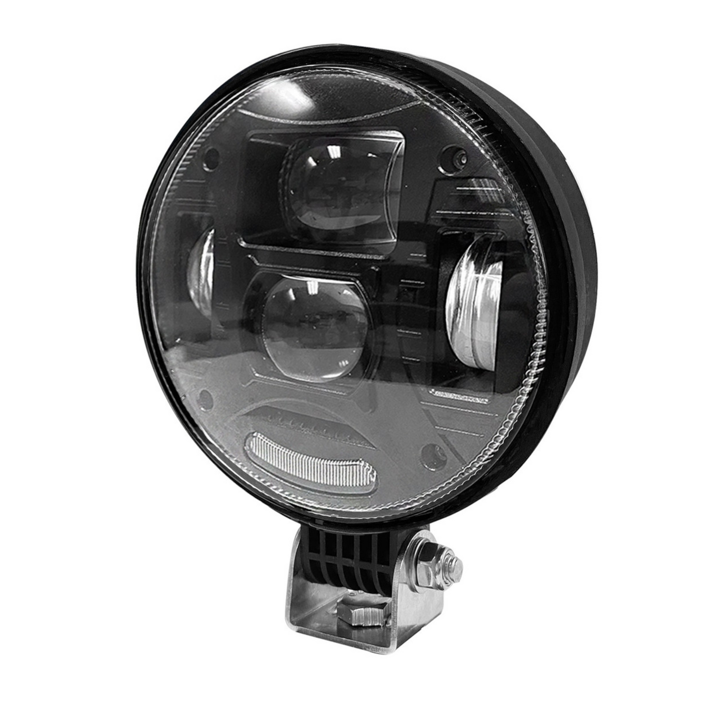 Proiettore LED 12-24V per trattori New Holland, John Deere, Fiat, Massey Ferguson, Lamborghini e AGCO. Abbagliante, anabbagliante e posizione, IP69K, omologato ECE