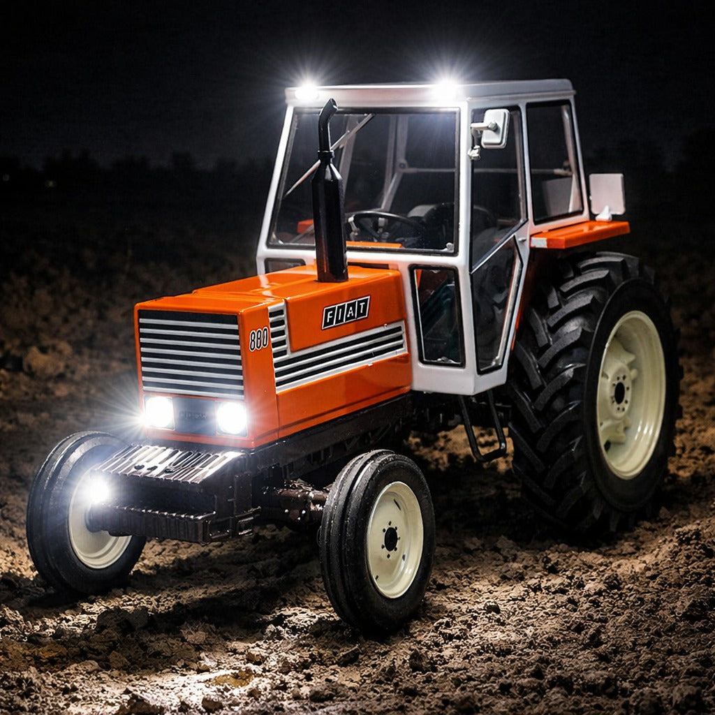 Proiettore LED 12-24V per trattori New Holland, John Deere, Fiat, Massey Ferguson, Lamborghini e AGCO. Abbagliante, anabbagliante e posizione, IP69K, omologato ECE