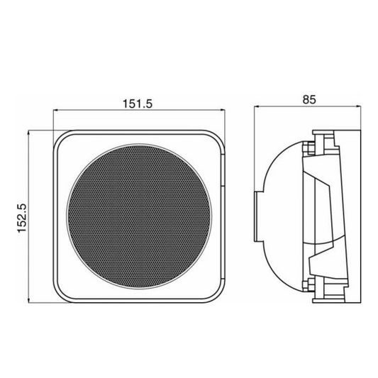 Proiettore asimmetrico 152x152 mm destro e sinistro per trattori Fiat, con luci abbaglianti e anabbaglianti. Lampadina inclusa, ricambio adattabile. 780 680 880