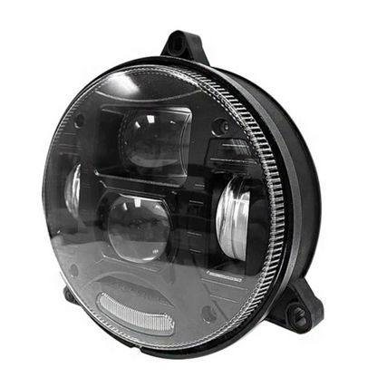 Proiettore LED 12-24V per trattori New Holland, John Deere, Fiat, Massey Ferguson, Lamborghini e AGCO. Abbagliante, anabbagliante e posizione, IP69K, omologato ECE