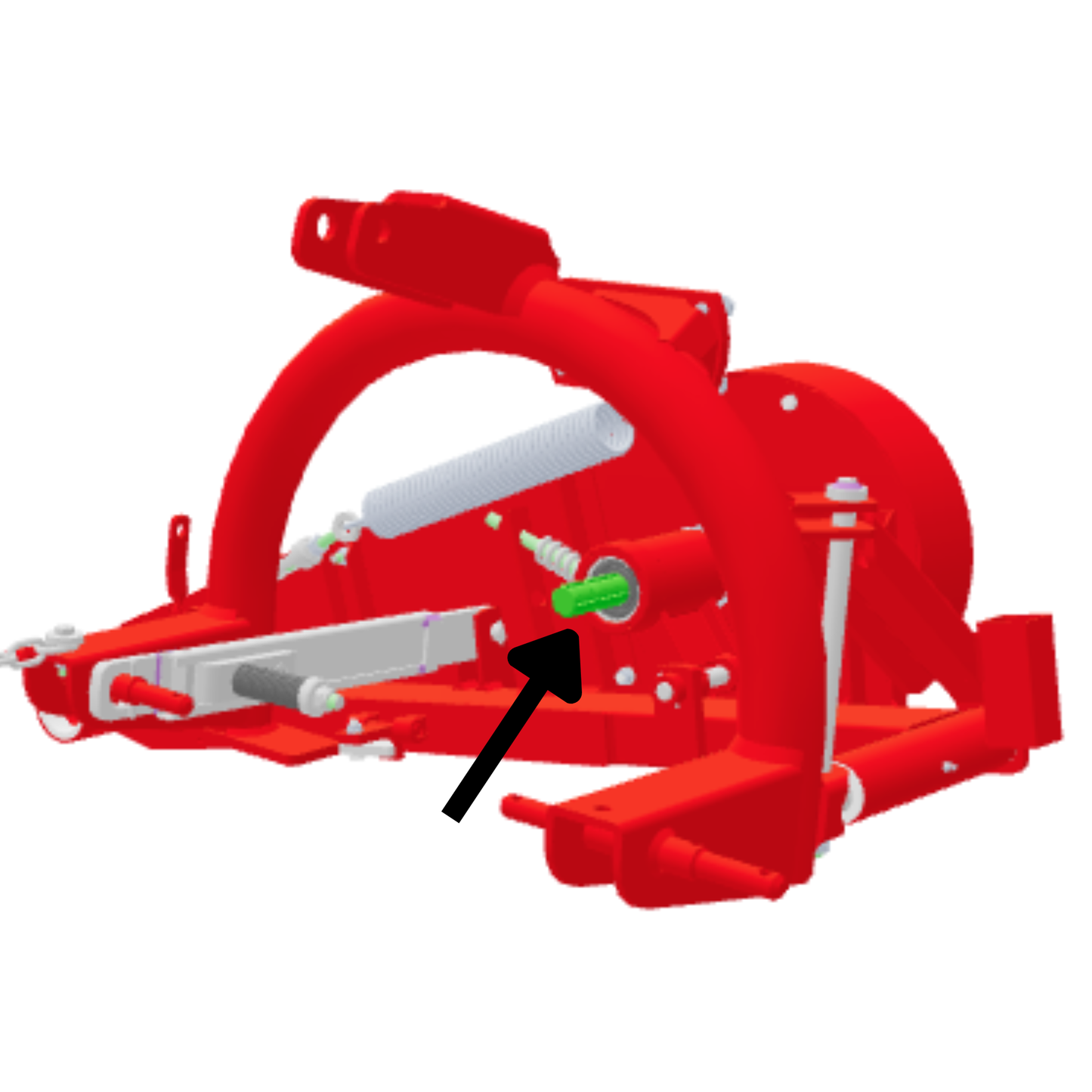 Albero scanalato PTO originale Enorossi per barre falcianti BFS e BFT. Diametro 42 mm, lunghezza 313 mm. Ricambio originale per trasmissione cardanica