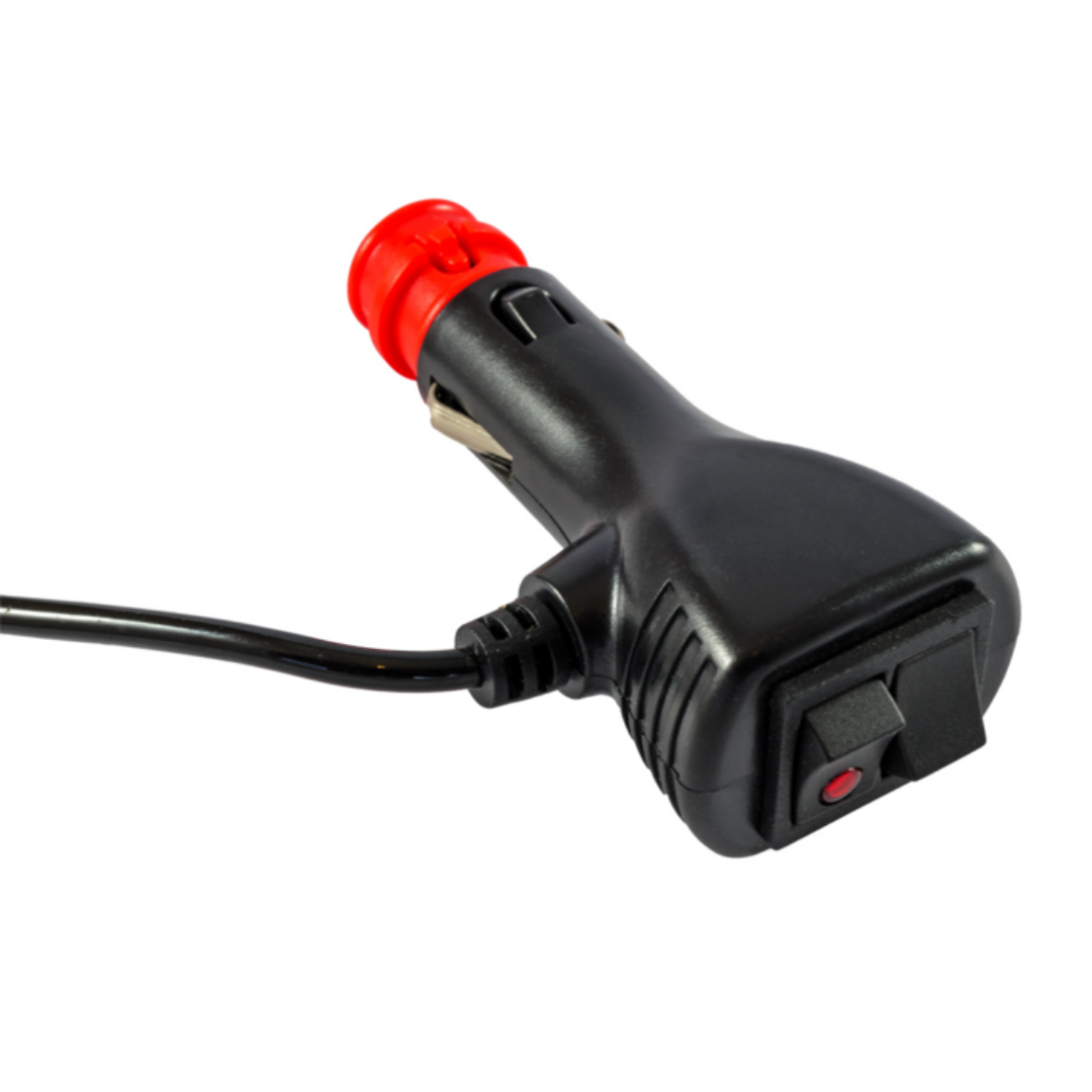 Lampeggiante/girofaro con LED colore BLU 12-24V, base ad asta flessibile, 18 LED, IP67.
