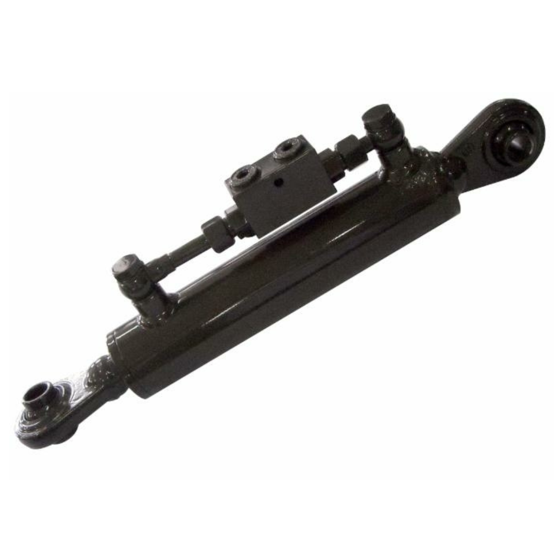 Terzo punto idraulico Categoria 1 per trattore, lunghezza 460-670 mm, corsa 210 mm, stelo Ø30, alesaggio Ø50 e fori Ø19 mm. Trattori frutteto Same e Lamborghini