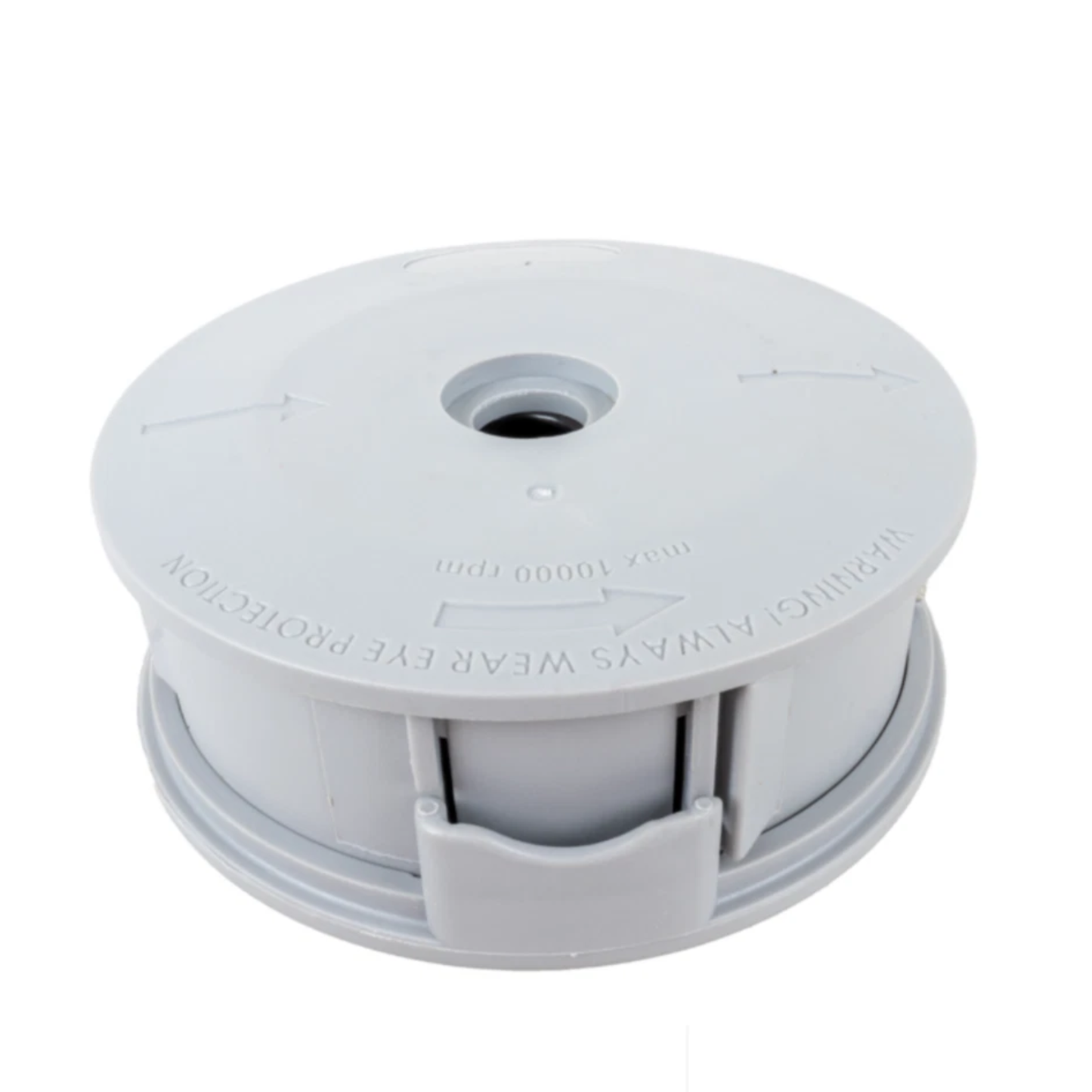 Testina universale Batti e Vai Ø120 mm per decespugliatore con inserto in metallo. Resistente, pratica e compatibile con molti modelli.