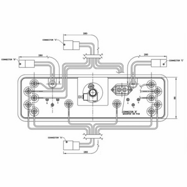 Quadro strumenti completo adattabile Fiat serie 90-66-56-65