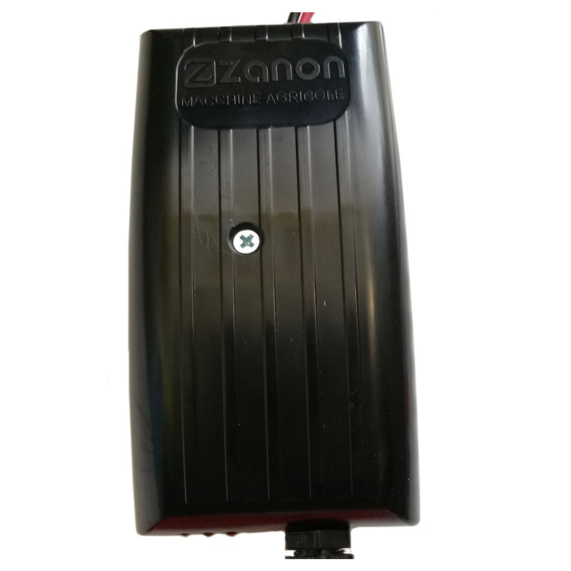 Trasformatore ZANON 12/33V completo di inverter, cavo arancio da 15 m, morsetti batteria e presa originale. Per abbacchiatori elettrici ZANON 33V Karbonium, Olivar, Murcielago, Albatros