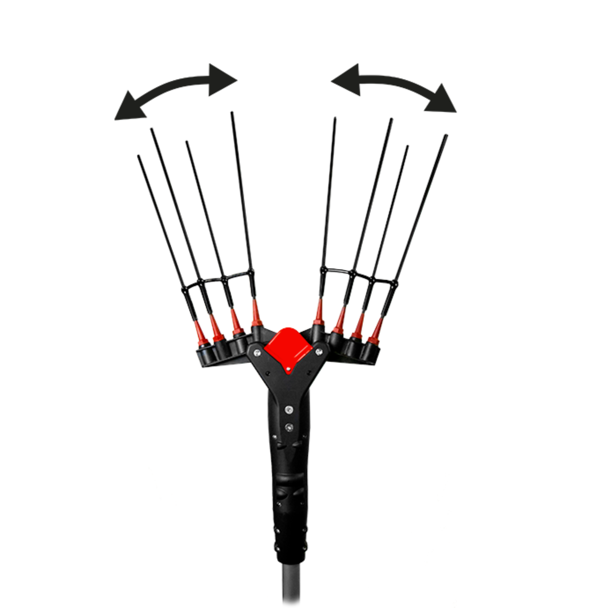 Abbacchiatore elettrico Castellari Vertigo L 18 12V da 500W, 8 rebbi in carbonio e asta telescopica 240-330 cm. Per raccolta olive, professionale e di qualità