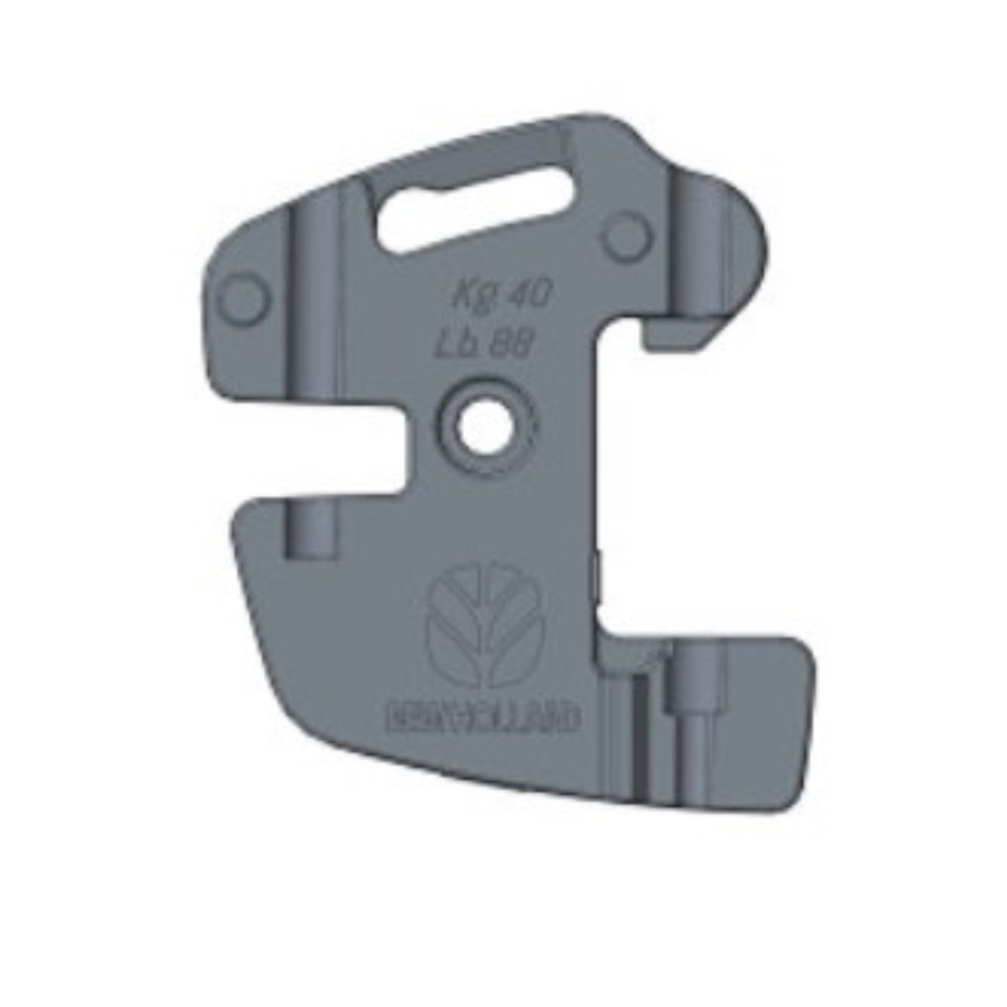Zavorra originale CNH in ghisa 40 kg cod. 47133570 per trattori Fiat, New Holland e Ford. Compatibile con serie 90, T4, T5, TL, TN, TS, TK4 e altre. 