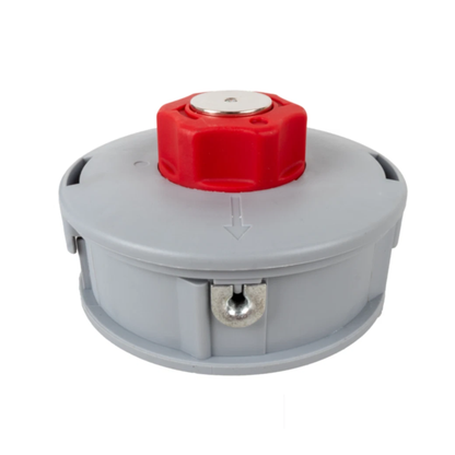 Testina universale Batti e Vai Ø120 mm per decespugliatore con inserto in metallo. Resistente, pratica e compatibile con molti modelli.