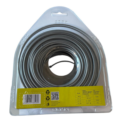 Filo decespugliatore Metal Power tondo grigio 3 mm x 48 m, ideale per lavori gravosi. Resistente, durevole e ad alte prestazioni per uso agricolo e professionale.