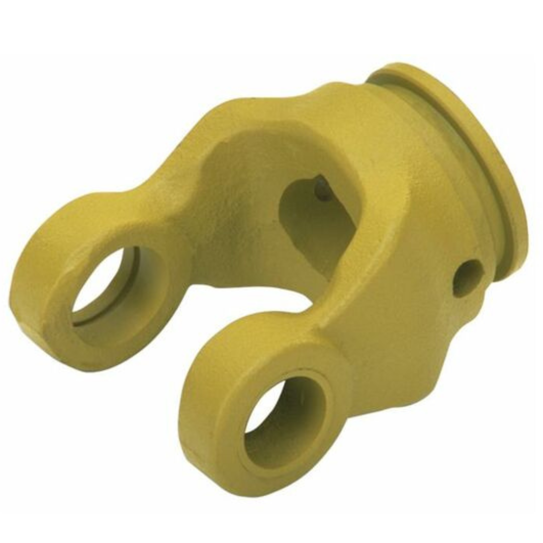 Forcella per tubi esterni con profilo limone in acciaio adattabile Walterscheid profilo 2A, 32x76, serie W2400.