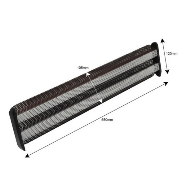 Griglia calandra radiatore per trattori Fiat serie 46, 56, 65, 66, 75, 88. Ricambio originale 5132659. Protegge il radiatore da urti e detriti.