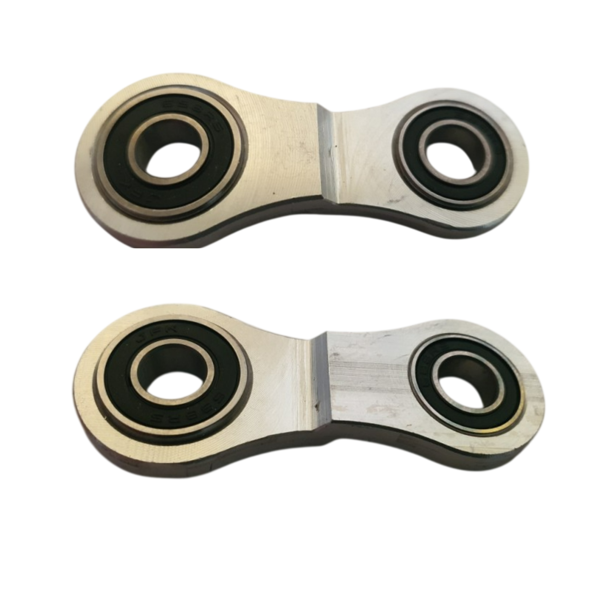 Kit bielle premontate con cuscinetti Zanon originale cod. 2060391 per abbacchiatori elettrici Albatros. Ricambio per manutenzione e riparazione. Raccolta olive