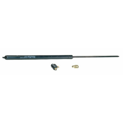 Molla a gas 200 N da 350 mm per trattori e macchine agricole. Pistoncino universale con snodo e occhiello Ø8 mm per portiere, vetri e cofani.
