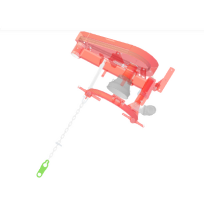 Piastra aggancio catena barra falciante Enorossi, ricambio resistente e affidabile. Compatibile BFT e BFS serie. Ideale per manutenzione macchine agricole