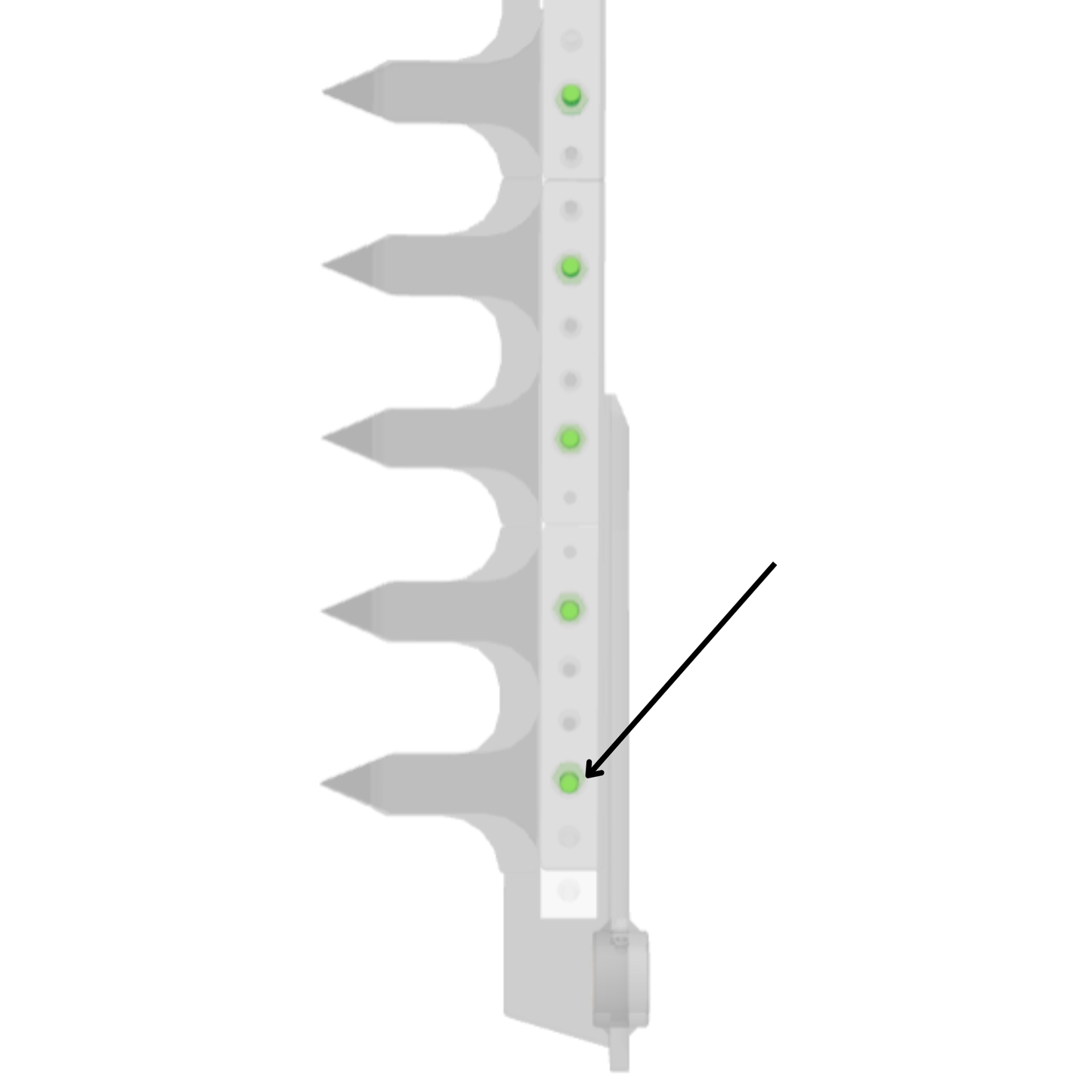 Bullone barra falciante Enorossi Applicazione prodotto sui seguenti modelli: BFS 210 BFS 240H BFS 270H BFF 270H Ricambio Enorossi per la tua falciatrice.