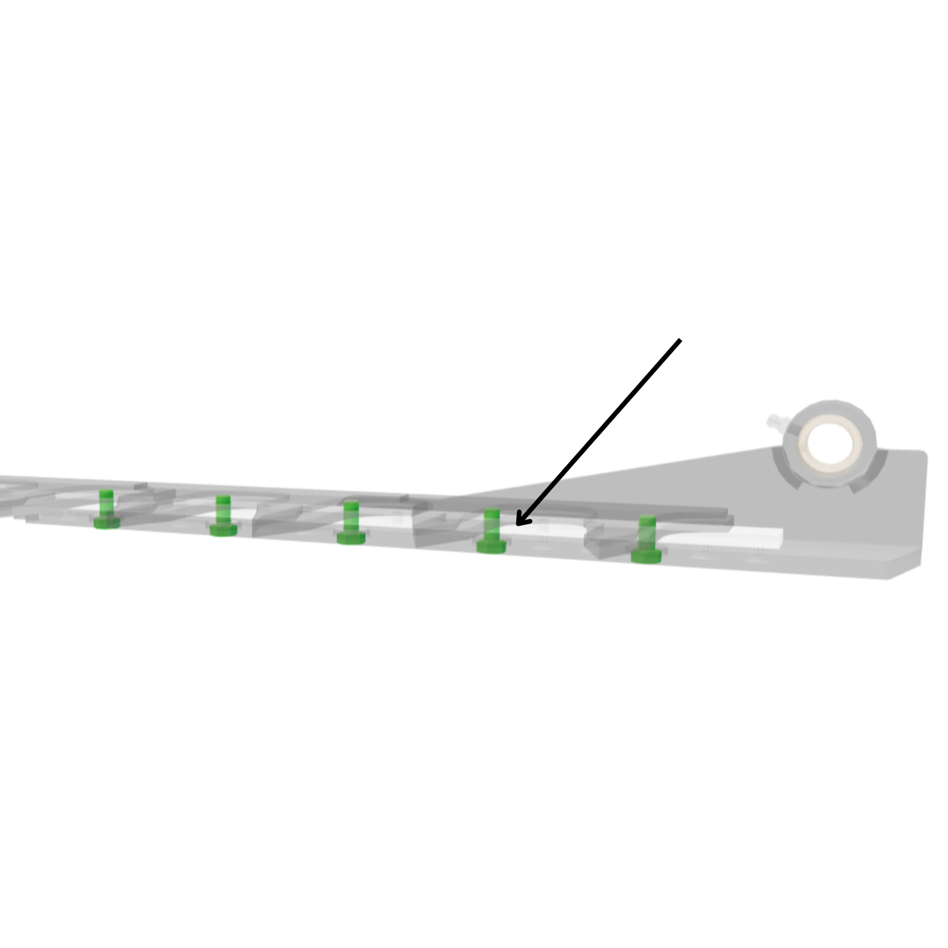 Bullone barra falciante Enorossi Applicazione prodotto sui seguenti modelli: BFS 210 BFS 240H BFS 270H BFF 270H Ricambio Enorossi per la tua falciatrice.