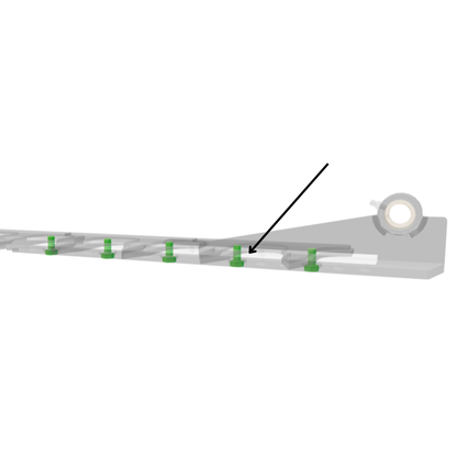 Bullone barra falciante Enorossi Applicazione prodotto sui seguenti modelli: BFS 210 BFS 240H BFS 270H BFF 270H Ricambio Enorossi per la tua falciatrice.